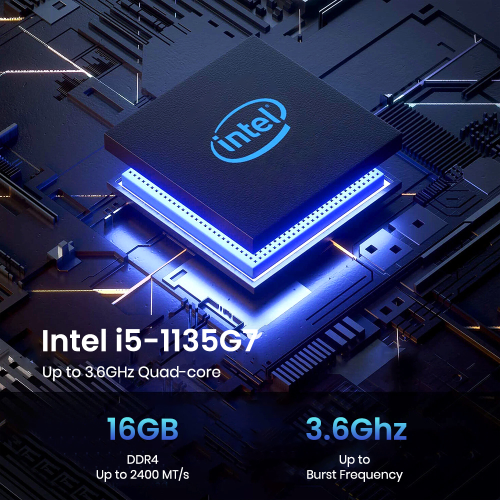 15.6 Inch I5-1135G7 Core 11th Gen Laptop with Quad Core 16GB RAM 1TB SSD Intel Metal Notebook Camera 1.0MP Windows11 Pro