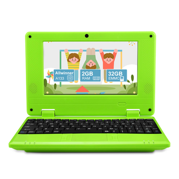 7&quot; Portable Small Laptop, Android 12 Quad Core with 2GB RAM 32GB ROM Mini Laptop Notebook for Kids,Ideal Gift for Children 's Learning and Entertainment