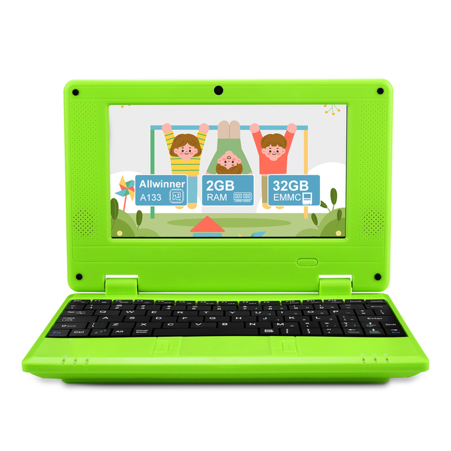 7&quot; Portable Small Laptop, Android 12 Quad Core with 2GB RAM 32GB ROM Mini Laptop Notebook for Kids,Ideal Gift for Children 's Learning and Entertainment