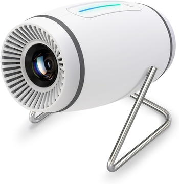 Mini Projector, Projector with WiFi and Bluetooth, 4K 1080P Support Portable Projector 180° Rotatable 120'' Screen Movie Projector Auto Keystone Compatible with HDMI/USB/Smartphone/PC/Laptop