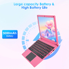 Mini 10.1inch Android 12 Laptop Computer, Portable Small Netbook with Allwinner A133 CPU Android 12 OS 2GB RAM 64GB EMMC HD IPS Screen 1280x800 Pixel 0.3MP Camera