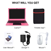 Mini 10.1inch Android 12 Laptop Computer, Portable Small Netbook with Allwinner A133 CPU Android 12 OS 2GB RAM 64GB EMMC HD IPS Screen 1280x800 Pixel 0.3MP Camera