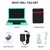 Mini 10.1inch Android 12 Laptop Computer, Portable Small Netbook with Allwinner A133 CPU Android 12 OS 2GB RAM 64GB EMMC HD IPS Screen 1280x800 Pixel 0.3MP Camera