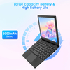 Mini 10.1inch Android 12 Laptop Computer, Portable Small Netbook with Allwinner A133 CPU Android 12 OS 2GB RAM 64GB EMMC HD IPS Screen 1280x800 Pixel 0.3MP Camera